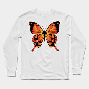 Cute Monarch Butterfly Long Sleeve T-Shirt